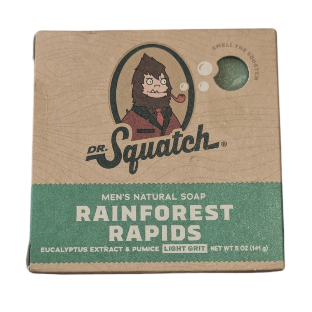 Dr Squatch natural soap Rainforest Rapids